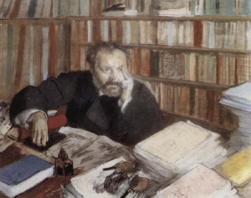 Edgar Degas Edmond Duranty(Detail)